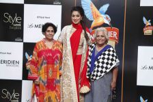 Designer Pali, Raai Laxmi & Designer Mona at the announcement press conference of Kingfisher Ultra Style Week Bangalore